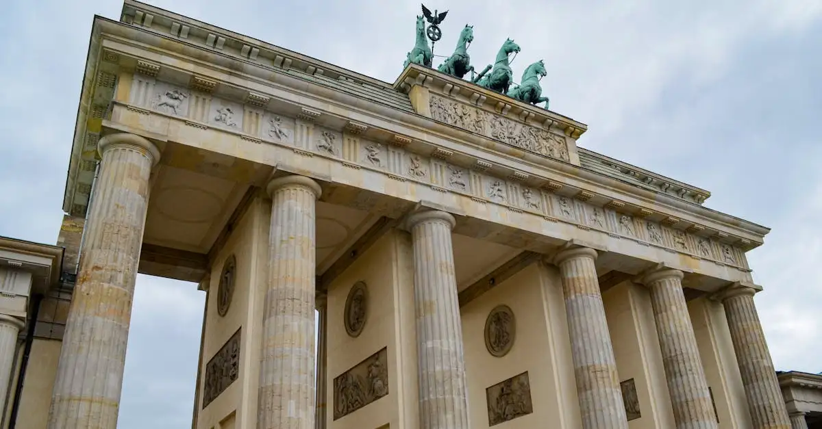 Które niemieckie miasto jest domem dla Bramy Brandenburskiej?