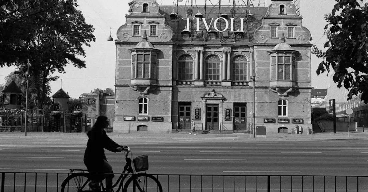 Które miasto w Danii słynie z ogrodów Tivoli?