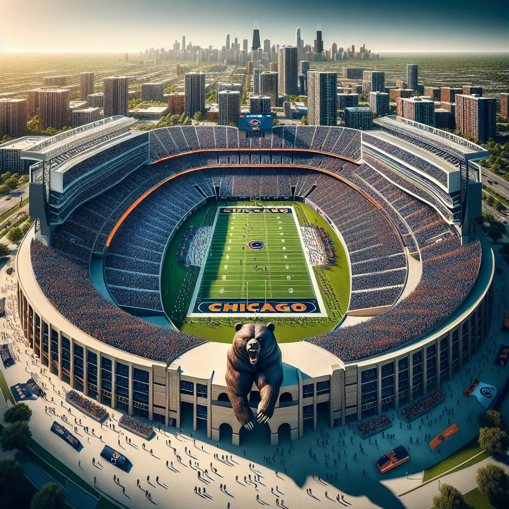 Jaki jest stadion, na którym grają Chicago Bears?