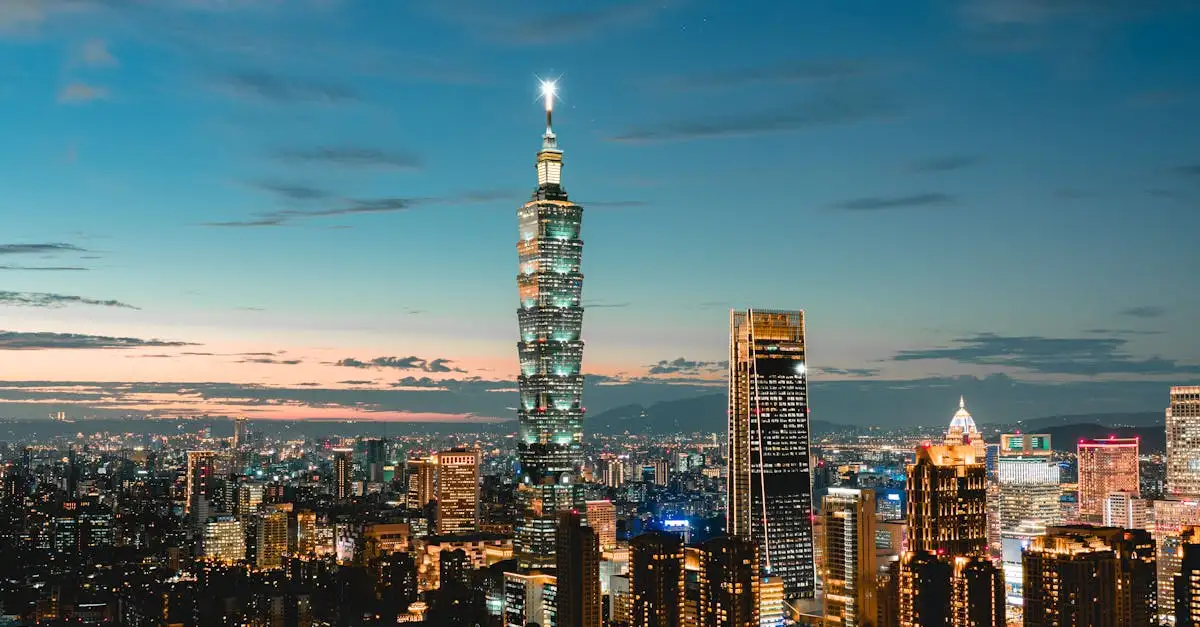 Gdzie dokładnie znajduje się Taipei 101?