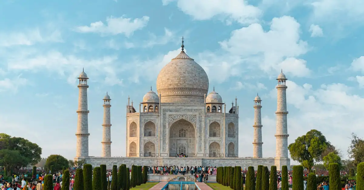 Jakie miasto w Indiach kryje Taj Mahal?