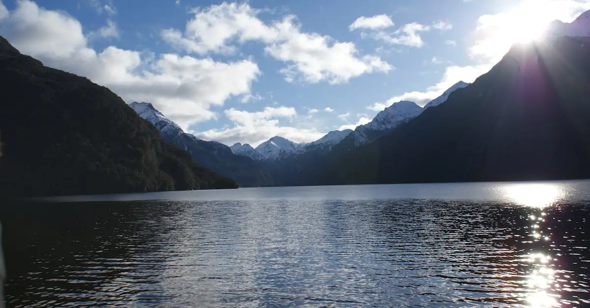 Gdzie znajduje się Park Narodowy Fiordland w Nowej Zelandii?