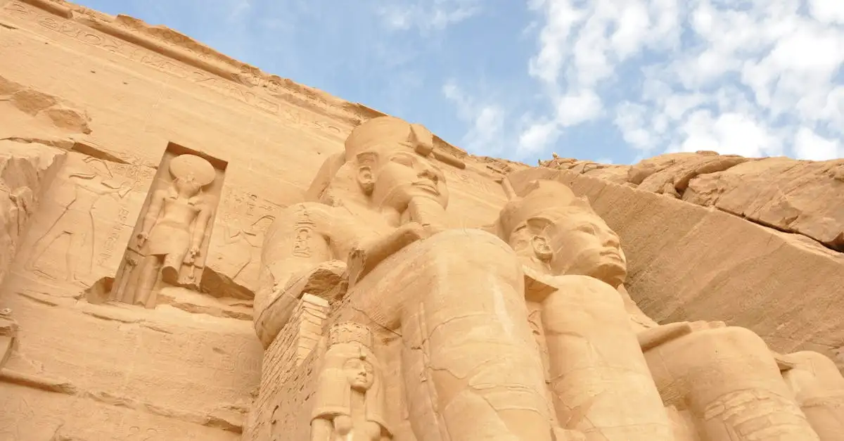 Które miasto w Egipcie jest znane z świątyń Abu Simbel?