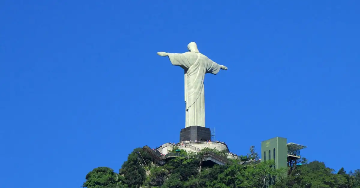 Która góra w Rio de Janeiro ma słynną statuę Chrystusa?